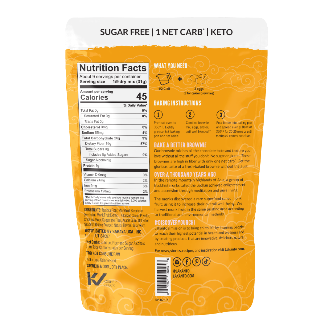 Sugar-free Brownie Mix - 9.71 OZ (Case of 8)