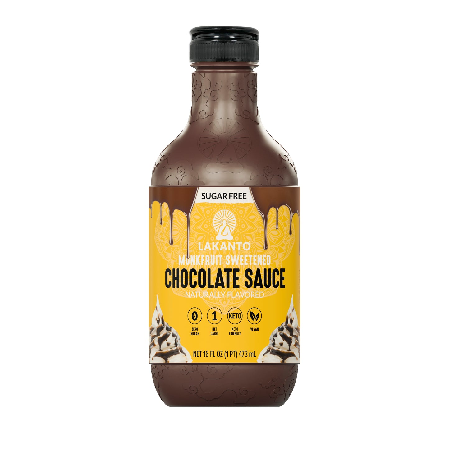 Sugar-Free Chocolate Sauce - 16 OZ (Case of 6)