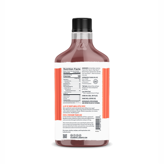 Cinnamon Maple Syrup - 13 fl oz (Case of 8)