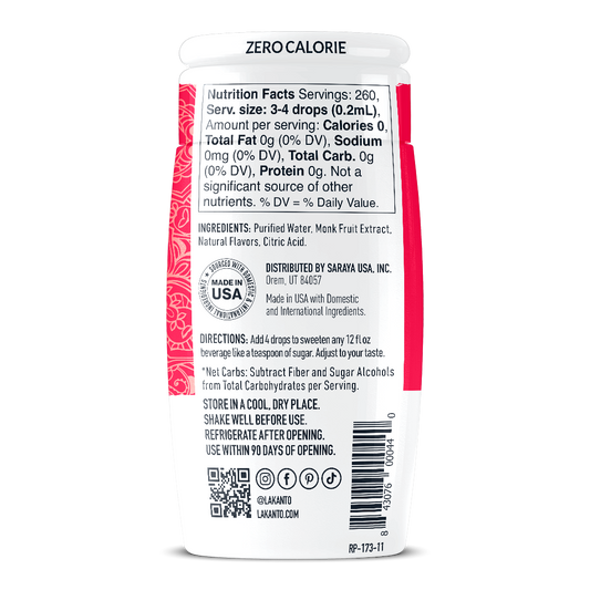 Liquid Monkfruit Drops - Original - Display of 6