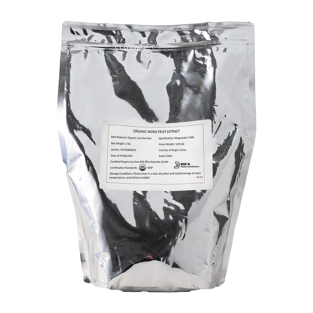 ORGANIC MONKFRUIT EXTRACT - LUOHANGUO MOGROSIDE 50% 1KG