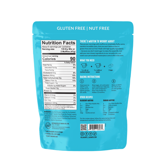NEW! Gluten Free Plain Muffin Mix (Case of 8)