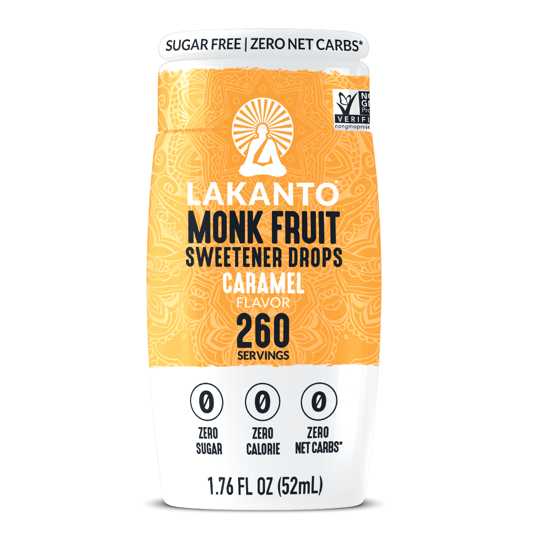 NEW Liquid Monkfruit Drops - Caramel - Case of 36