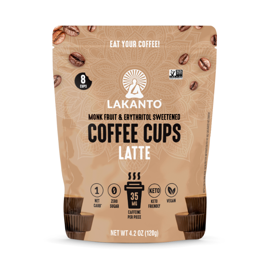 Latte Coffee Cups - Sugar Free (Case of 10)