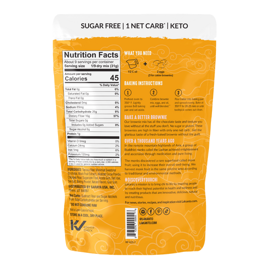 Sugar-free Brownie Mix - 9.71 OZ (Case of 8)