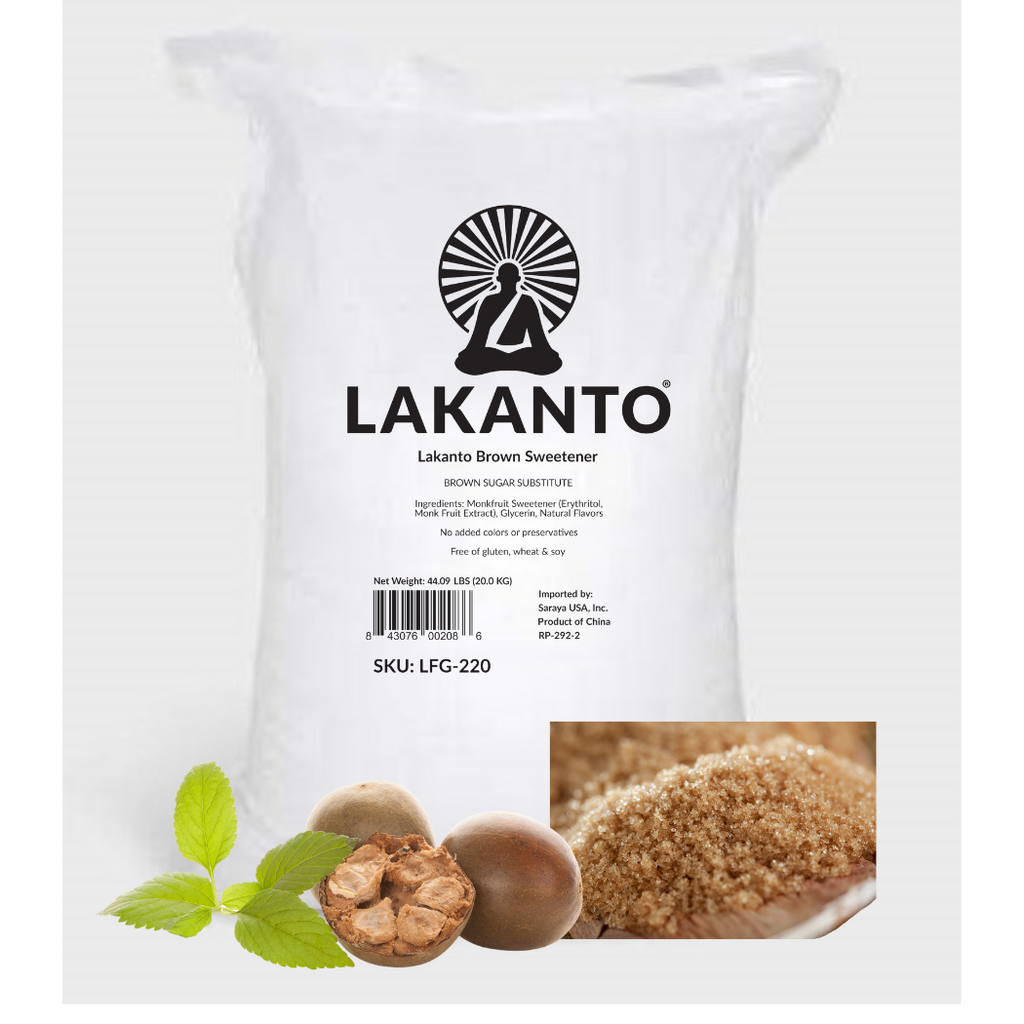 Brown Monkfruit Sweetener - Bulk 20KG — Lakanto Wholesale