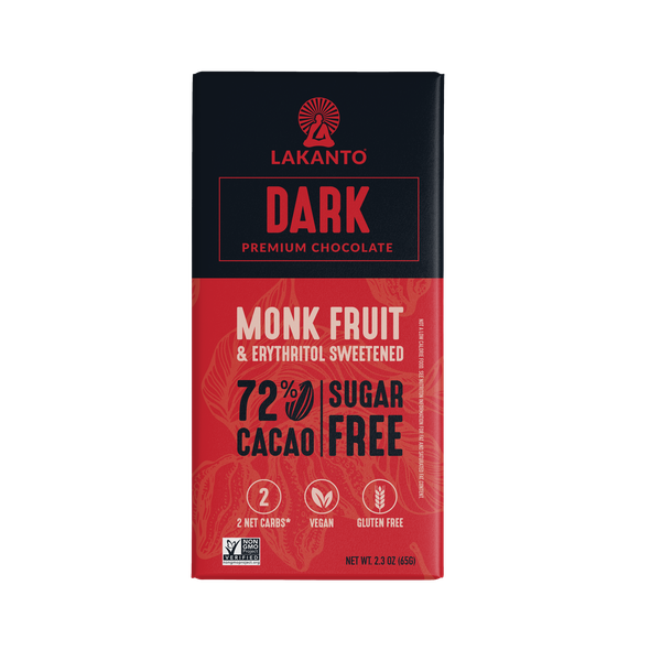 Chocolate Bars Dark 72% 2.3 OZ CASE of 72