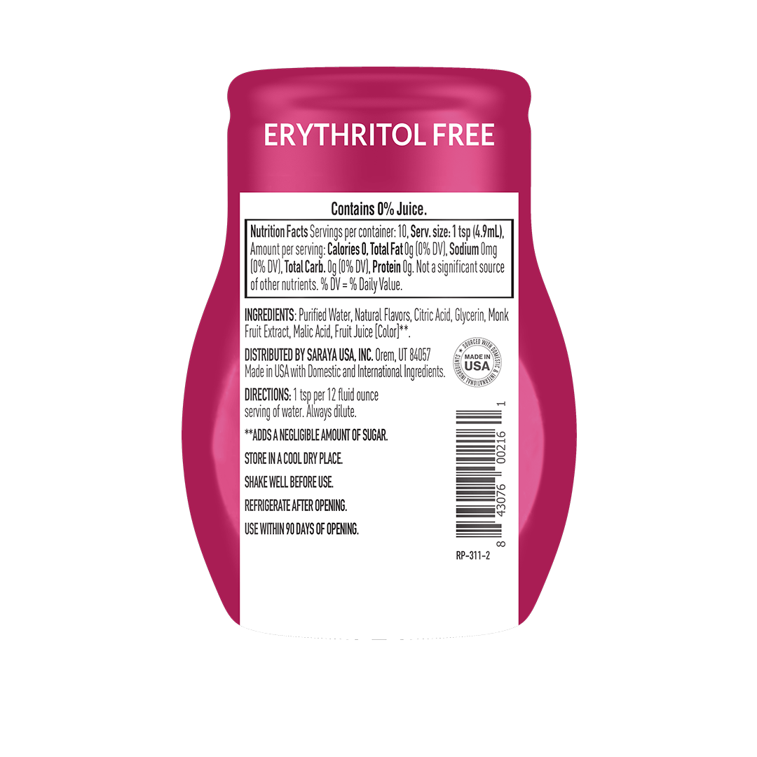 Lakanto Water Enhancer Berry Pomegranate (6X1.67 FL OZ) - CASE of 48