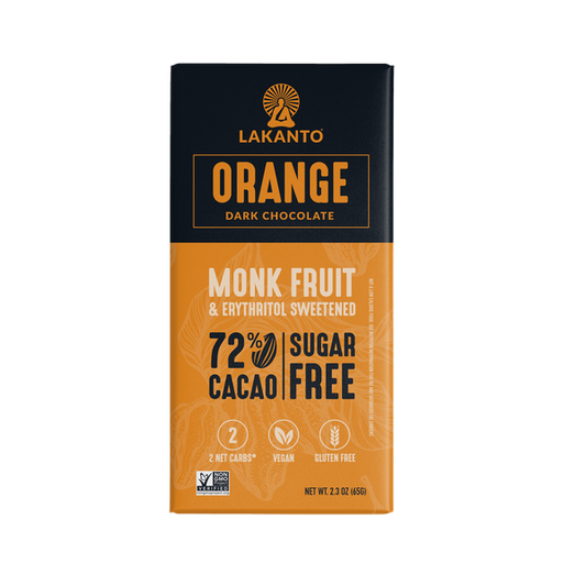 Chocolate Bars Dark Orange 72% 2.3 OZ CASE of 72