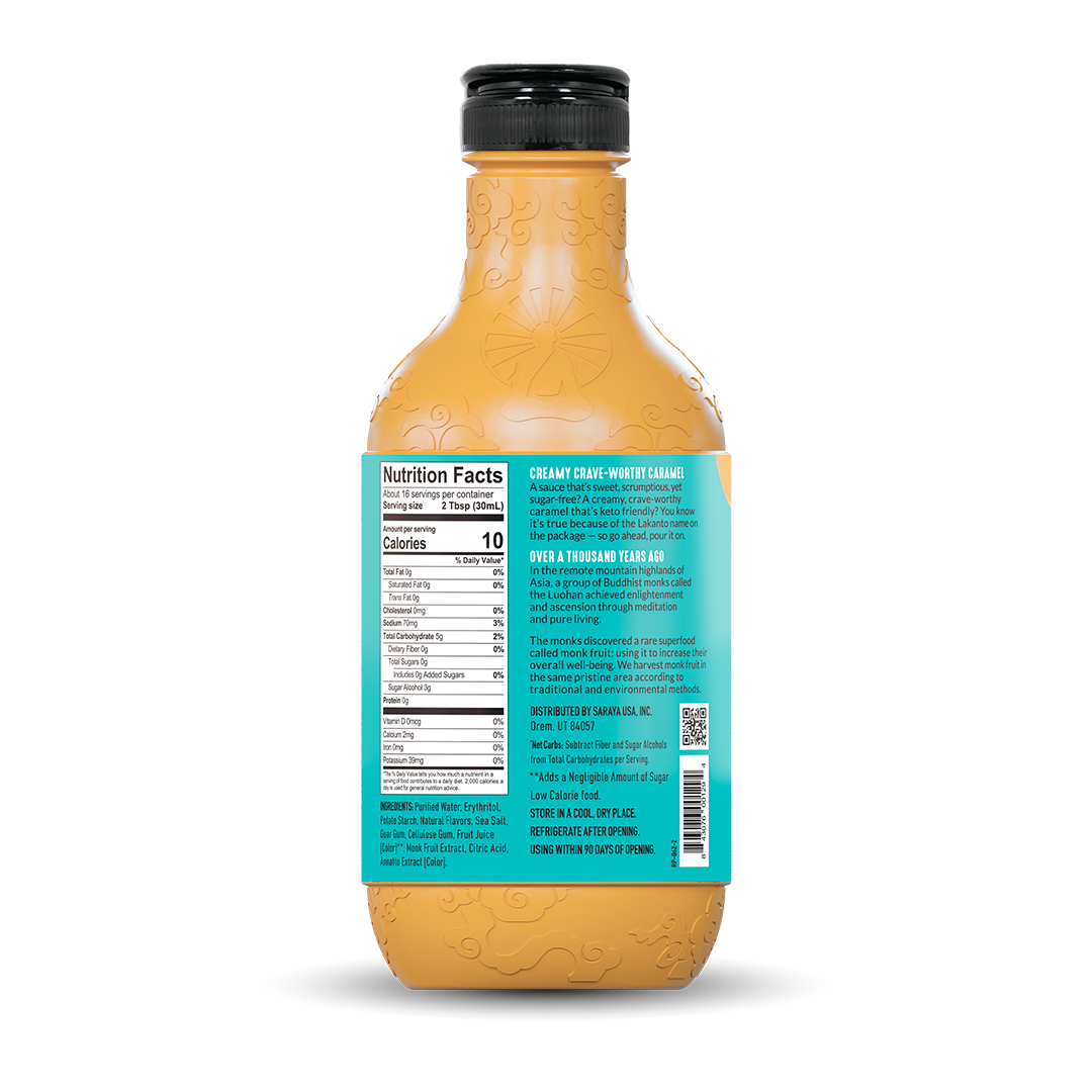 Sugar-Free Caramel Sauce - 16 OZ (Case of 6)