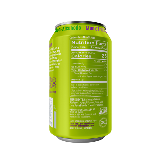 Sparkling Nonalcoholic Mocktail, Cucumber Mojito (Case of 16 - 4x4)