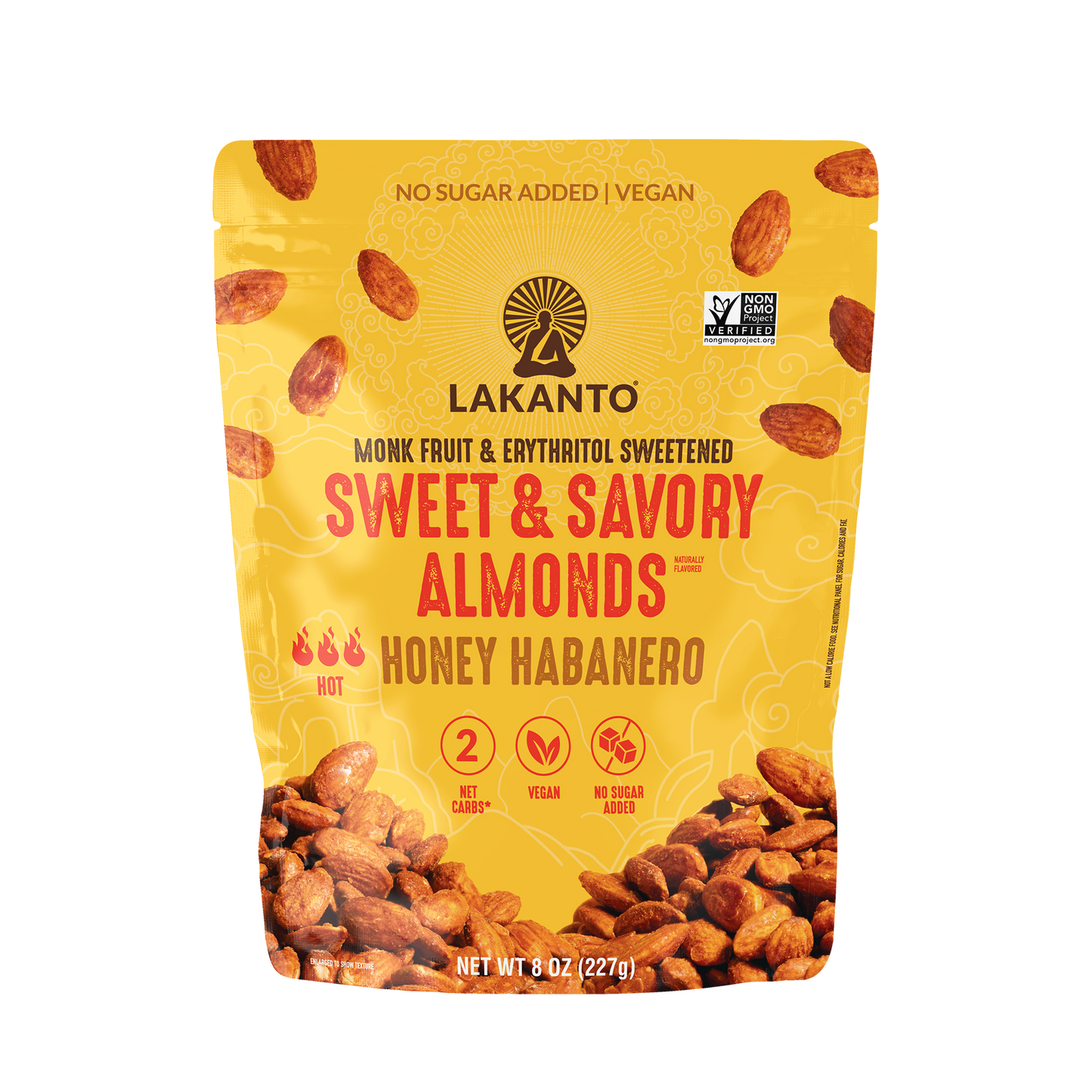 Sweet and Savory Almonds Honey Habanero (Case of 6)