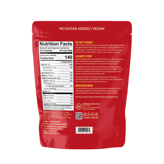 Sweet and Savory Almonds Cajun Style (Case of 6)