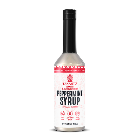Simple Syrup Peppermint 25.4 Fl Oz (Case of 6) Seasonal