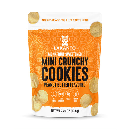 Mini Crunchy Cookies Peanut Butter Flavored (RTE) - (Case of 8)