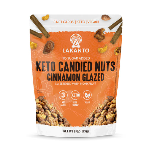 Keto Candied Nuts - Cinnamon Glazed 8 OZ (Case of 12)