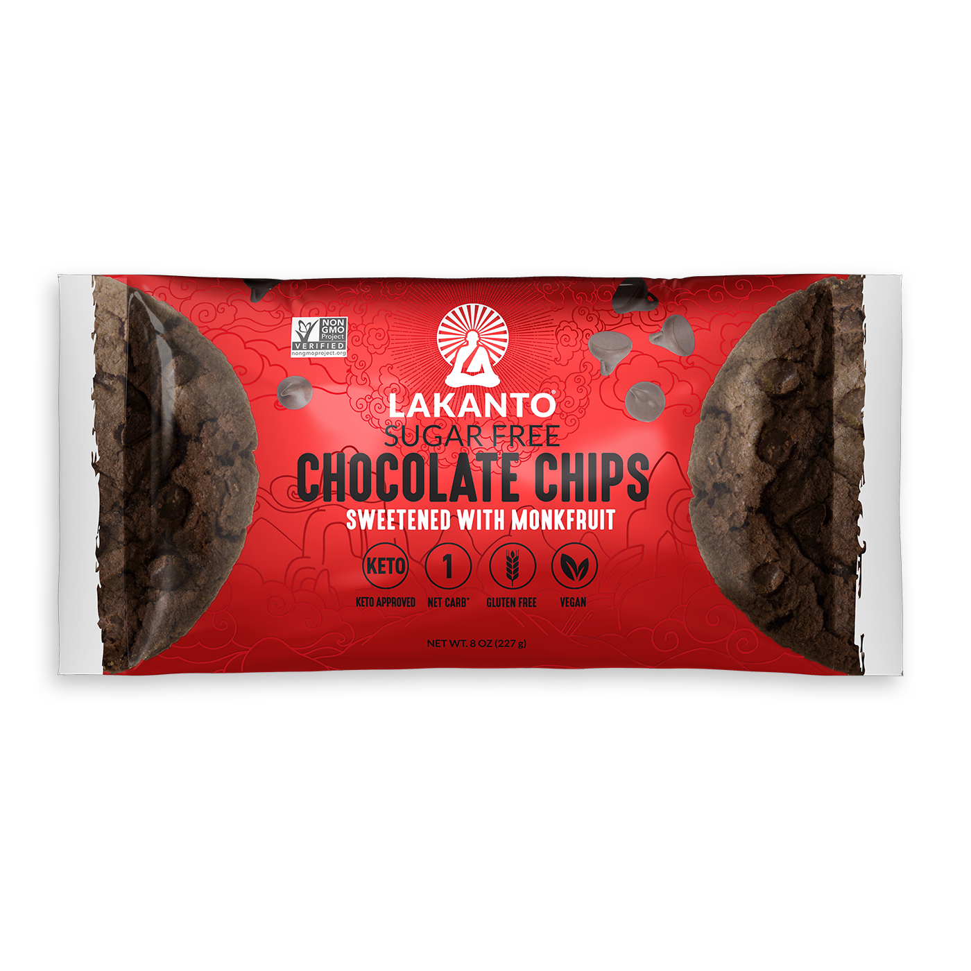 Chocolate Chips Semi-Sweet - 8 oz (Case of 8)