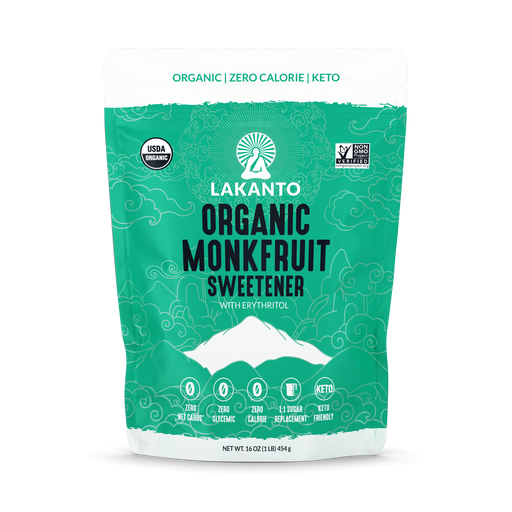 Organic Classic Monk Fruit Sugar Replacement 1:1 - 1 LB (Case of 8)